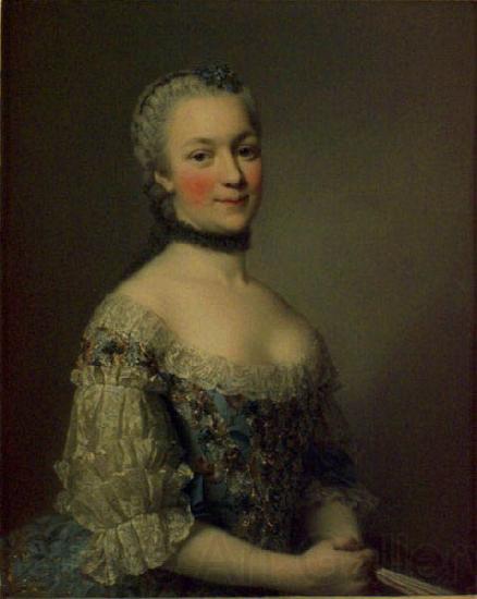Alexander Roslin Countess Mniszech, France oil painting art